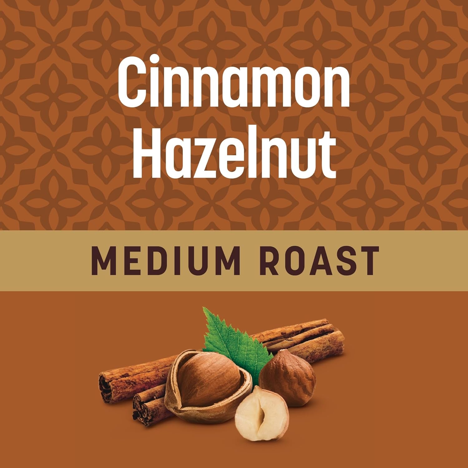 Cinnamon Hazelnut Flavored Medium Roast Coffee Pods - 55 Count - Recyclable Single-Serve Coffee Pods