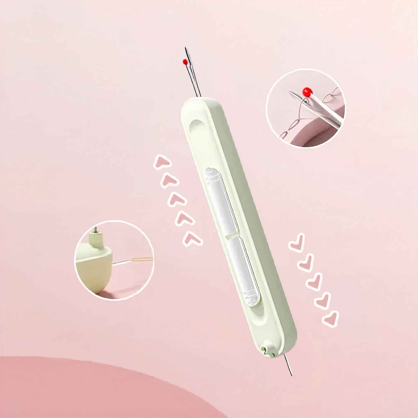 2-in-1 Seam Ripper & Needle Threader Tool – Dual-Ended Sewing Tool for Quick Stitch Repair & Easy Threading