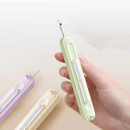 2-in-1 Seam Ripper & Needle Threader Tool – Dual-Ended Sewing Tool for Quick Stitch Repair & Easy Threading