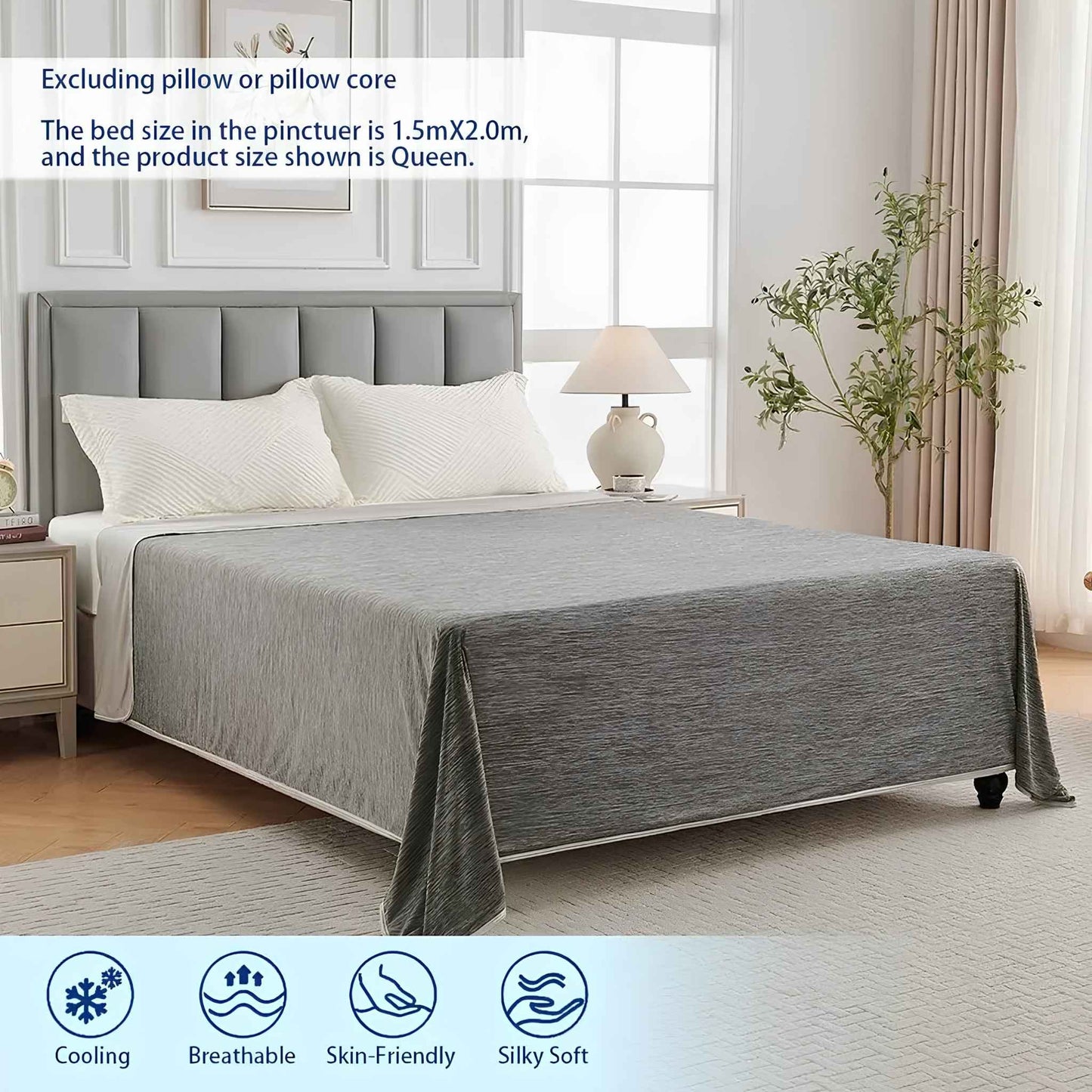 All Season Lightweight Calming Blanket – Soft Breathable Comfort Blanket for Relaxation, Sleep & Stress Relief