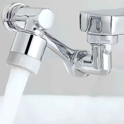 AquaTwist™ 1080° Rotating Faucet Sprayer – Universal Metal Tap Extender with Dual Mode Aerator – 22/24mm Kitchen Sink Adapter