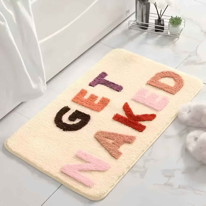 ColorPop™ Rainbow Tufted Bath Mat – Soft Non-Slip Absorbent Bathroom Rug – Colorful Accent Rug for Bedroom, Entryway & Home Decor