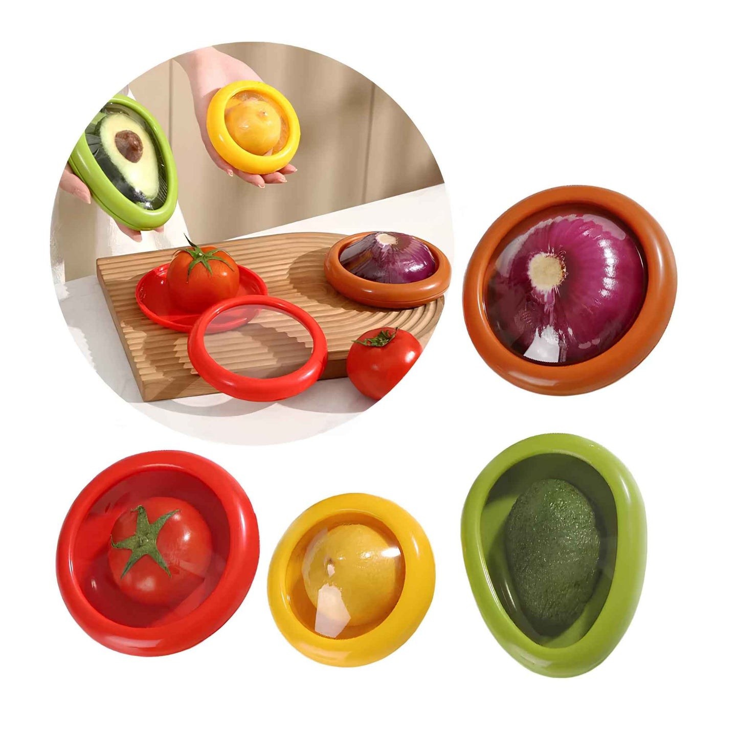 FreshKeeper™ Kitchen Storage Box – Reusable Food Saver Container for Fruits, Vegetables & Fridge Organization