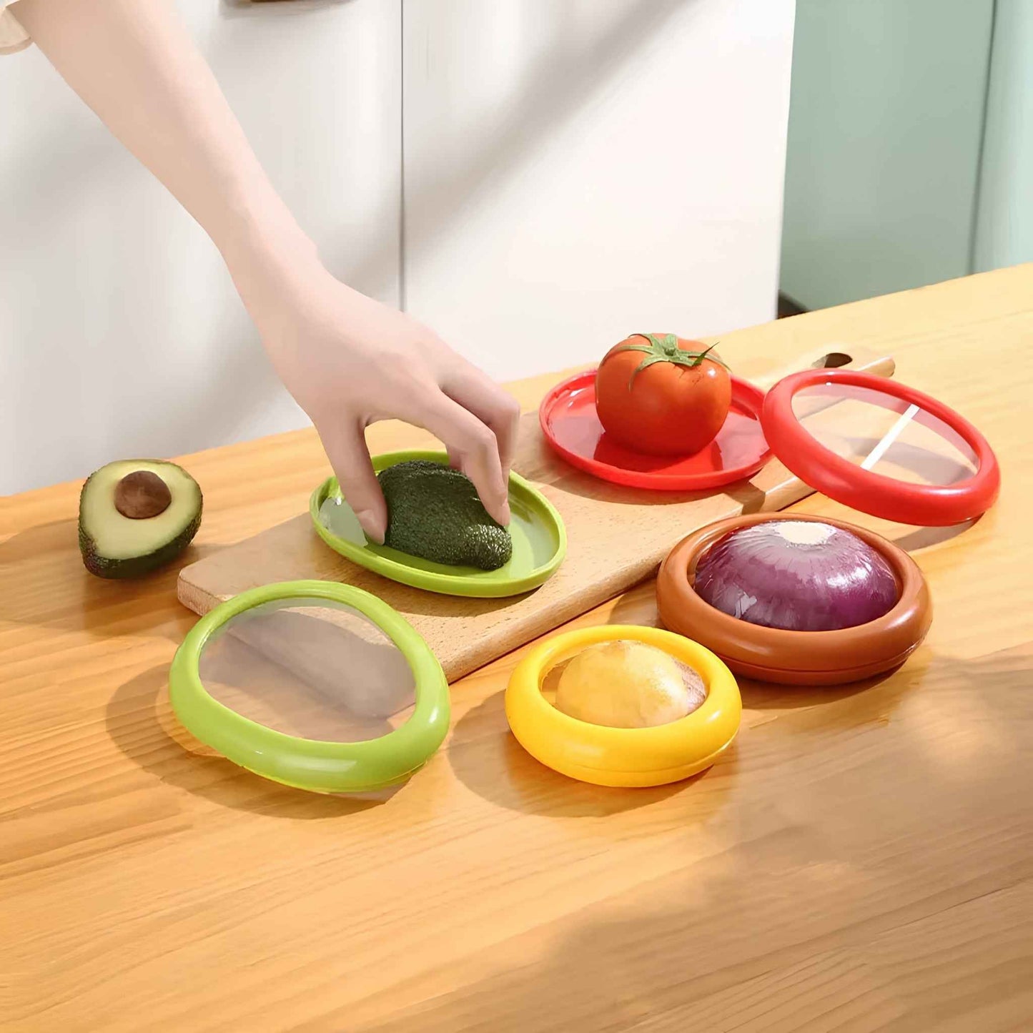 FreshKeeper™ Kitchen Storage Box – Reusable Food Saver Container for Fruits, Vegetables & Fridge Organization