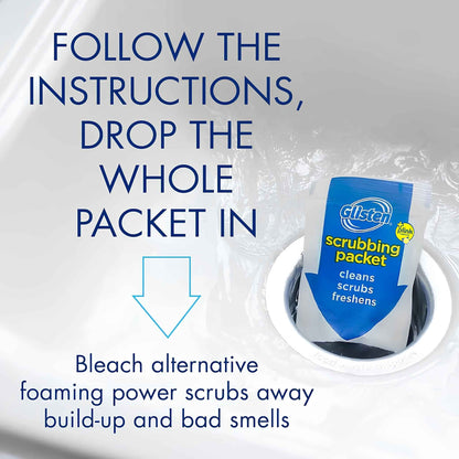 Garbage Disposer Cleaner & Odor Eliminator – Foaming Deep Clean Sink Drain Tablets, Lemon Scent (Pack of 6)