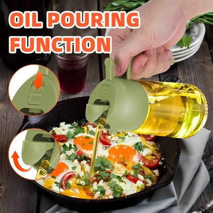 Mistify™ 500ml Olive Oil Spray Bottle – Precision Oil Mister Dispenser for Cooking, Air Fryer, Grilling & Baking