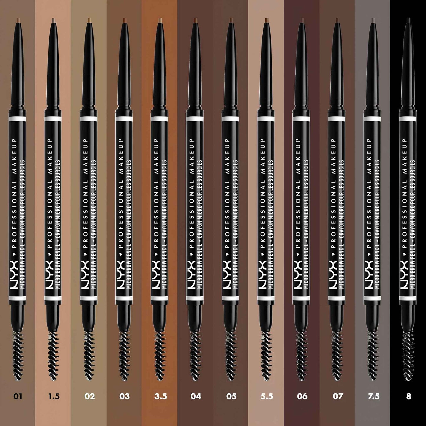 NYX Professional Makeup Micro Brow Pencil – Ultra Slim Eyebrow Pencil for Natural-Looking Brows (Taupe)