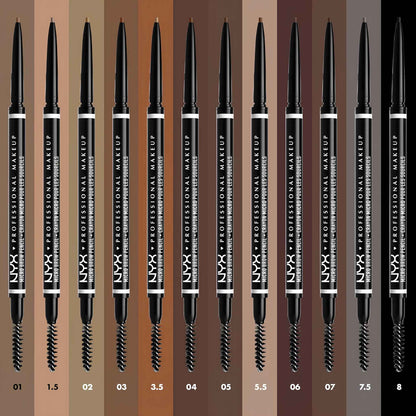 NYX Professional Makeup Micro Brow Pencil – Ultra Slim Eyebrow Pencil for Natural-Looking Brows (Taupe)