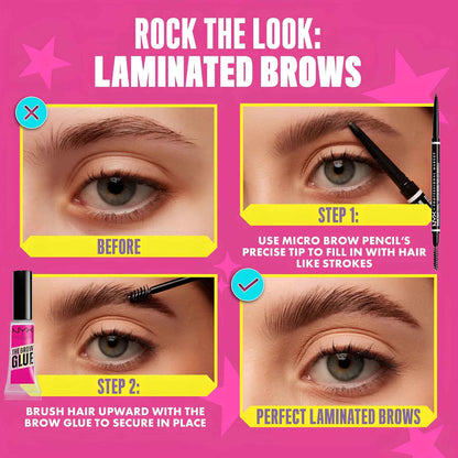 NYX Professional Makeup Micro Brow Pencil – Ultra Slim Eyebrow Pencil for Natural-Looking Brows (Taupe)