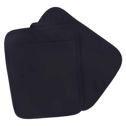 Heat Resistant Cotton Pot Holders for Kitchen – 3-Pack Pocket Oven Mitt Hot Pads for Counter & Stove Use
