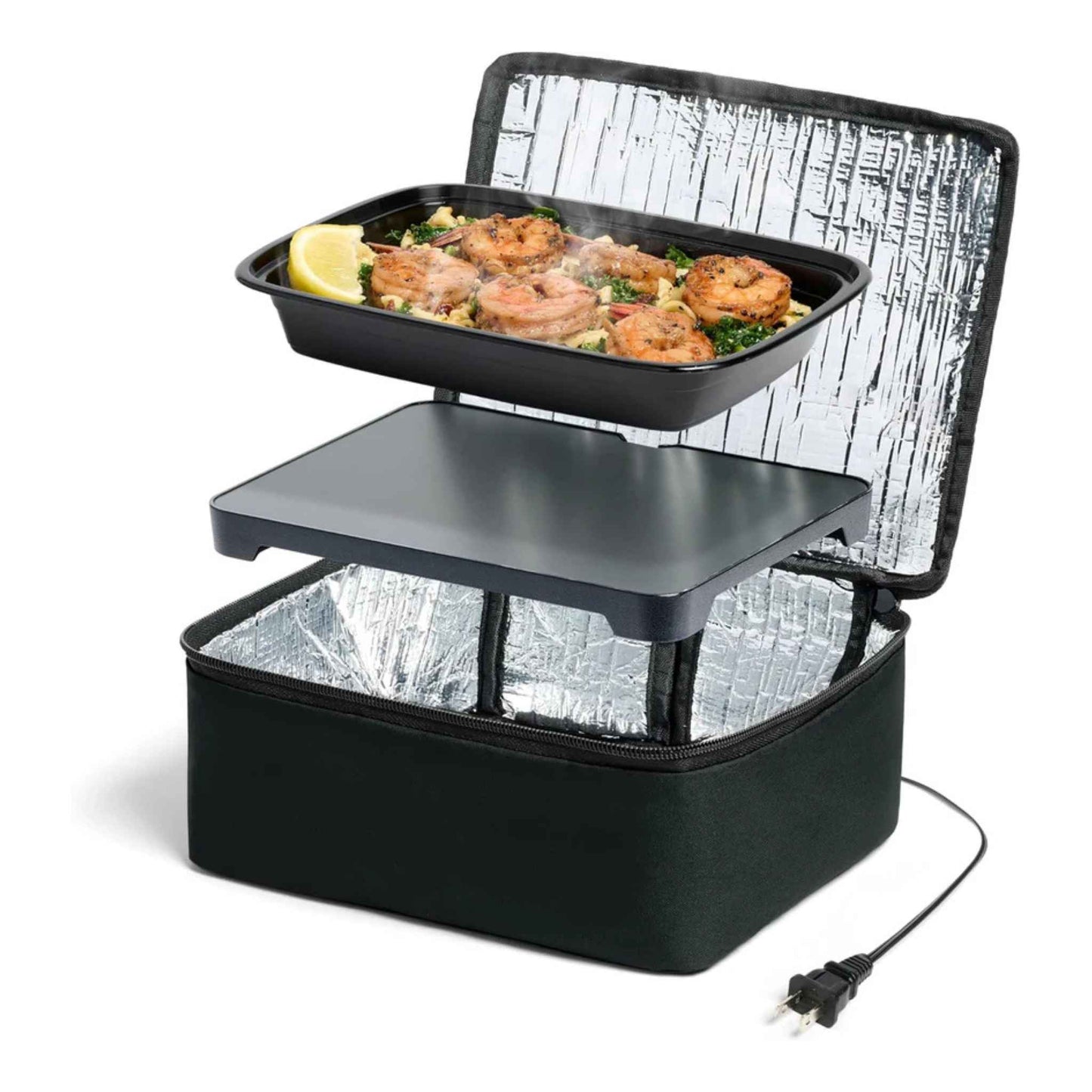Portable Electric Lunch Box Food Warmer – Mini Heated Lunch Box for Work & Office (120V)