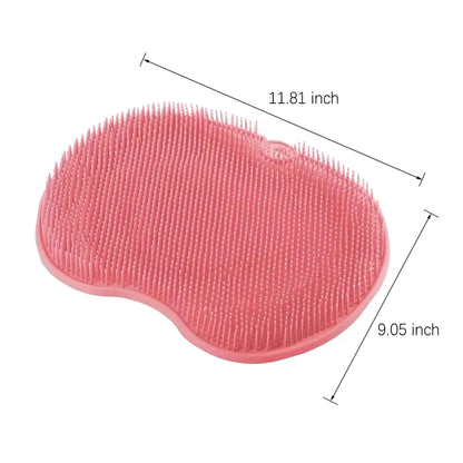 Ultimate Spa-Style Exfoliating Shower Mat – 5-in-1 Silicone Body Scrubber, Foot Cleaner & Massage Shower Mat